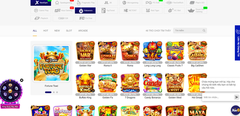 AW8 - Nhà cái uy tín, lừng danh trên thị trường giải trí