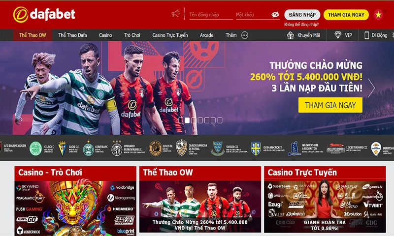 Dafabet – Thương hiệu nhà cái số 1 mang lại sự vương giả