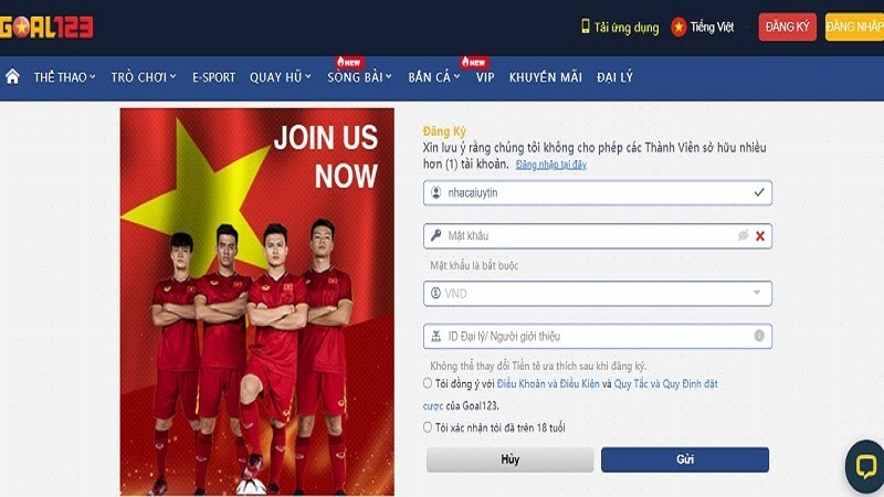 Goal123 - Nhà cái cá cược thuần Việt nhiều người chơi 2023