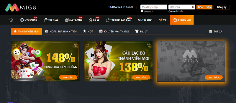 MIG8 - Nhà cái cá cược uy tín và đẳng cấp hàng đầu thế giới