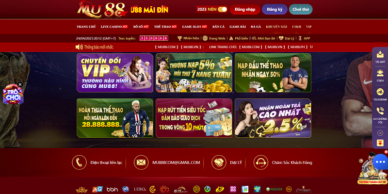 MU88 - Nhà cái cá cược được nhiều người chơi Việt bình chọn nhất