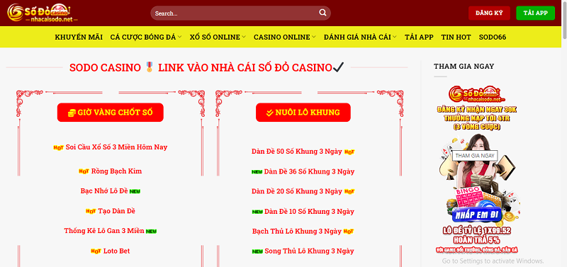 Sodo – Đánh giá nhà cái lô đề online uy tín nhất thị trường