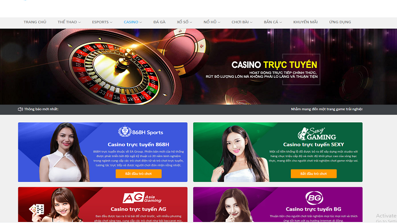 V868 – Đỉnh cao nhà cái cá cược trực tuyến uy tín số 1